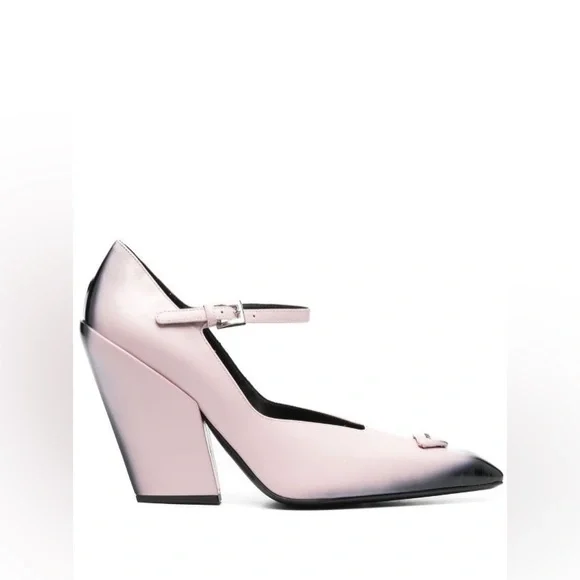 NIB Prada Modellerie Mary Jane pumps pink ombré sz 41 US 11 alabaster heels - Picture 3 of 13